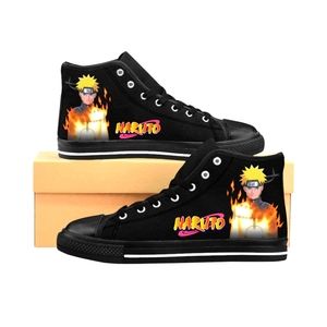 Men's Naruto High-tops Canvas Sneakers